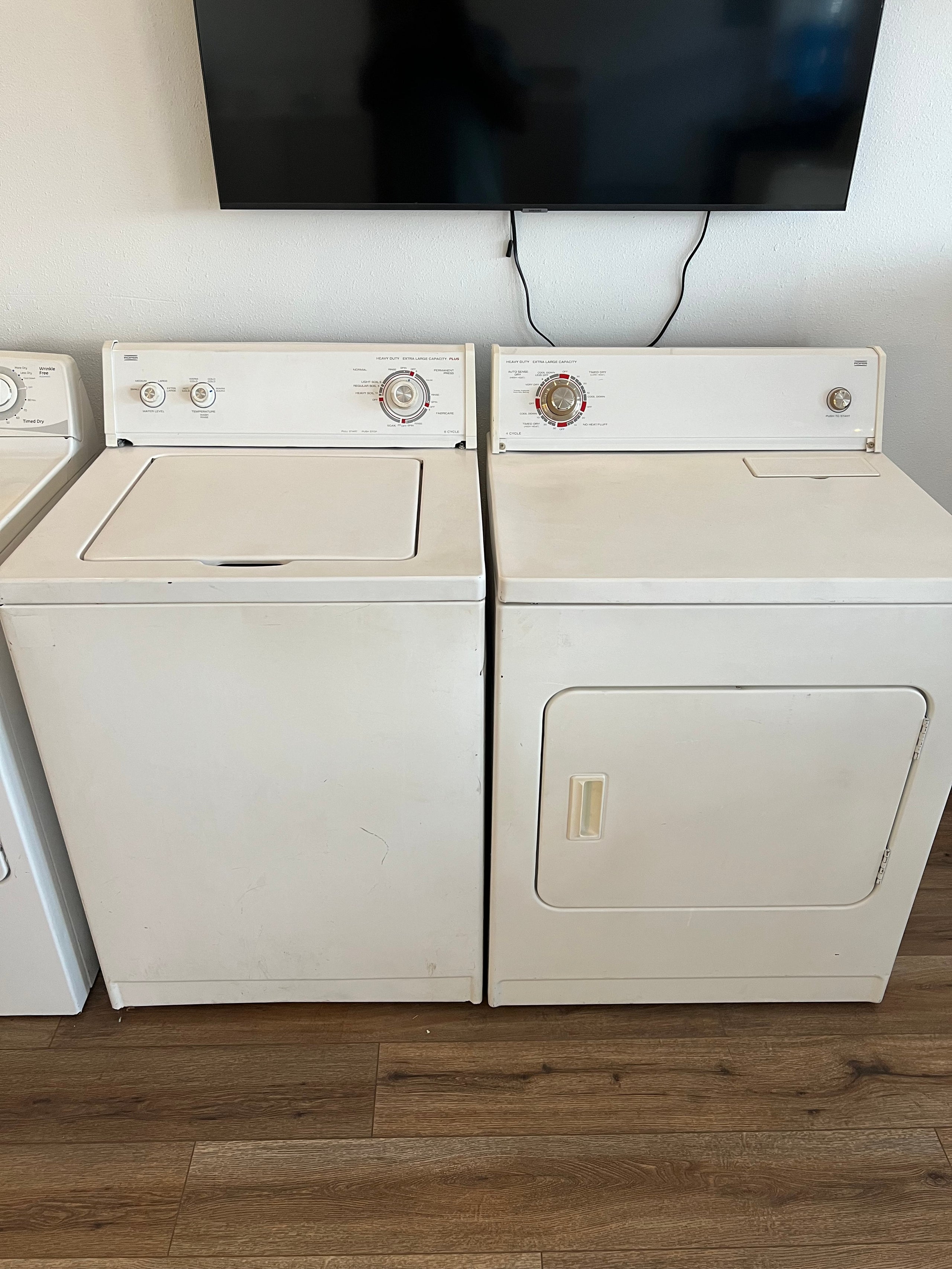 Roper Washer&Dryer set Quack Appliance Sales