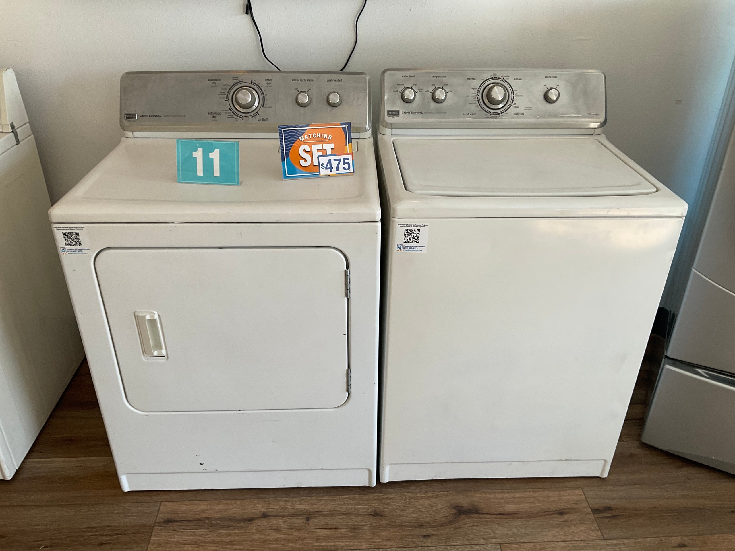 Maytag centennial washer and dryer deals set