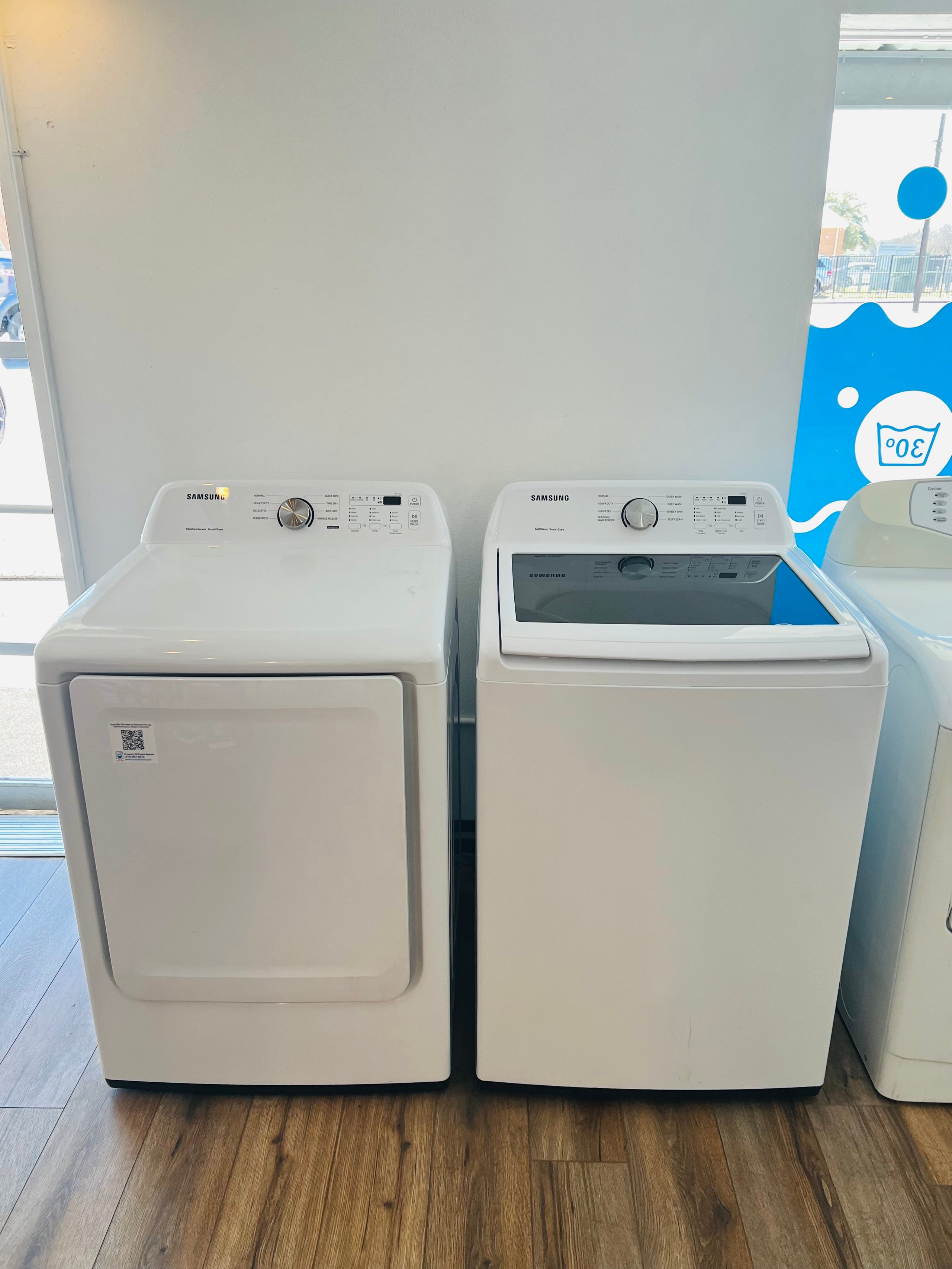 15 SAMSUNG WASHER&DRYER SET Quack Appliance Sales